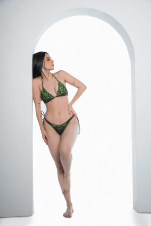 ISHA – Hand-Embroidered Triangle Bikini