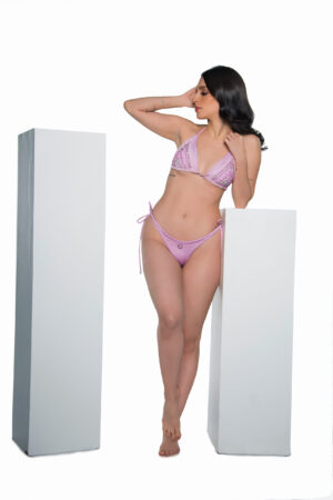 NARA – Hand-Embroidered Triangle Bikini